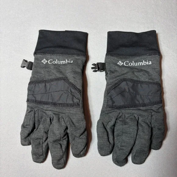 Columbia Omni-Heat Infinity Gloves Charcoal Black Thermal Reflective Women s/m - Picture 1 of 4